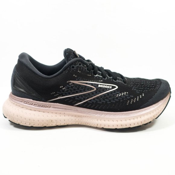 Brooks Glycerin 19 Running Shoes - Women's Size 9 - Black Pink - Picture 4 of 10